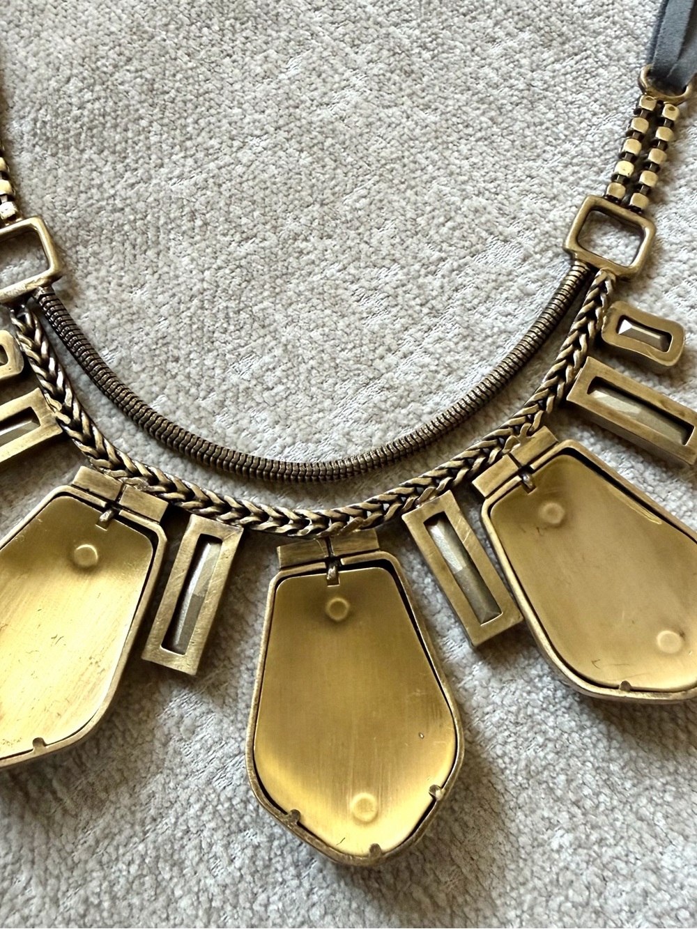 Silpada Blue Streak Crystal Bib Necklace - Picture 8 of 13